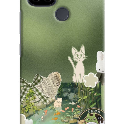 Aesthetic anime Realme C21 Hard Case Back Cover by Casekaro