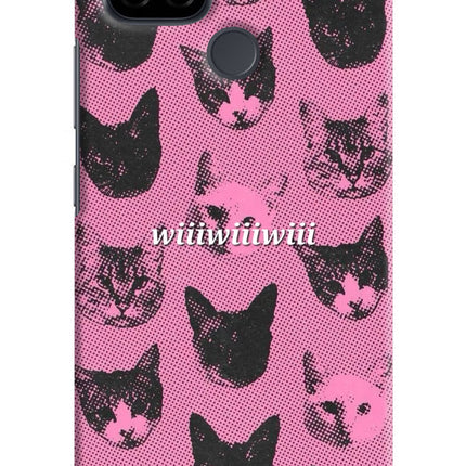 Pink Cats Realme C21 Hard Case Back Cover by Casekaro