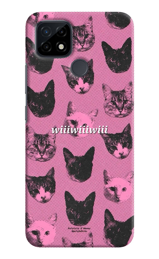 Pink Cats Realme C21 Hard Case Back Cover by Casekaro