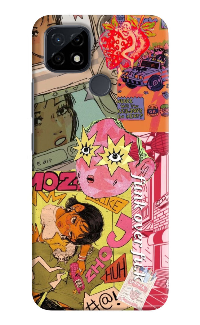 Funkover Realme C21 Hard Case Back Cover by Casekaro