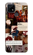 Zodiac Aries Realme C21 Hard Case Back Cover by Casekaro