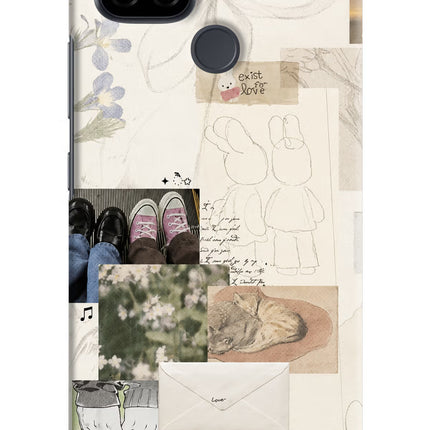 Soft Aesthetic Realme C21 Hard Case Back Cover by Casekaro