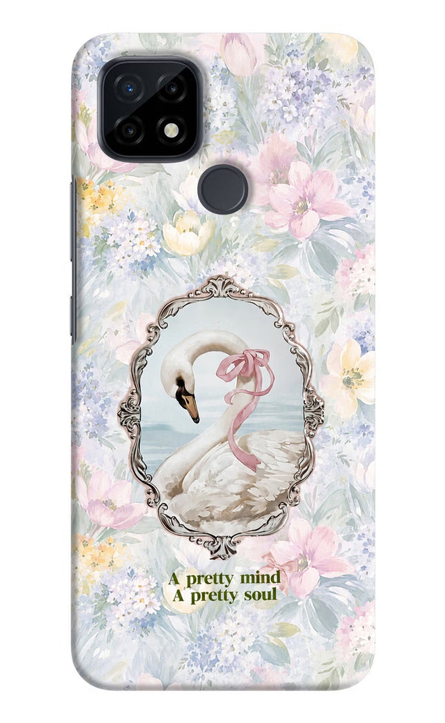 Pretty Mind Pretty Soul Realme C21 Hard Case Back Cover by Casekaro