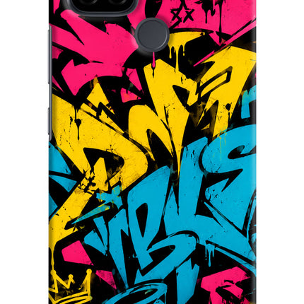 Graffiti Vibe Realme C21 Hard Case Back Cover by Casekaro