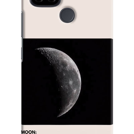Moon Phase Realme C21 Hard Case Back Cover by Casekaro