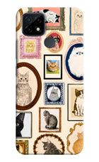 Mirror Cats Realme C21 Hard Case Back Cover by Casekaro