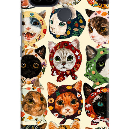 Cool Cat Realme C21 Hard Case Back Cover by Casekaro