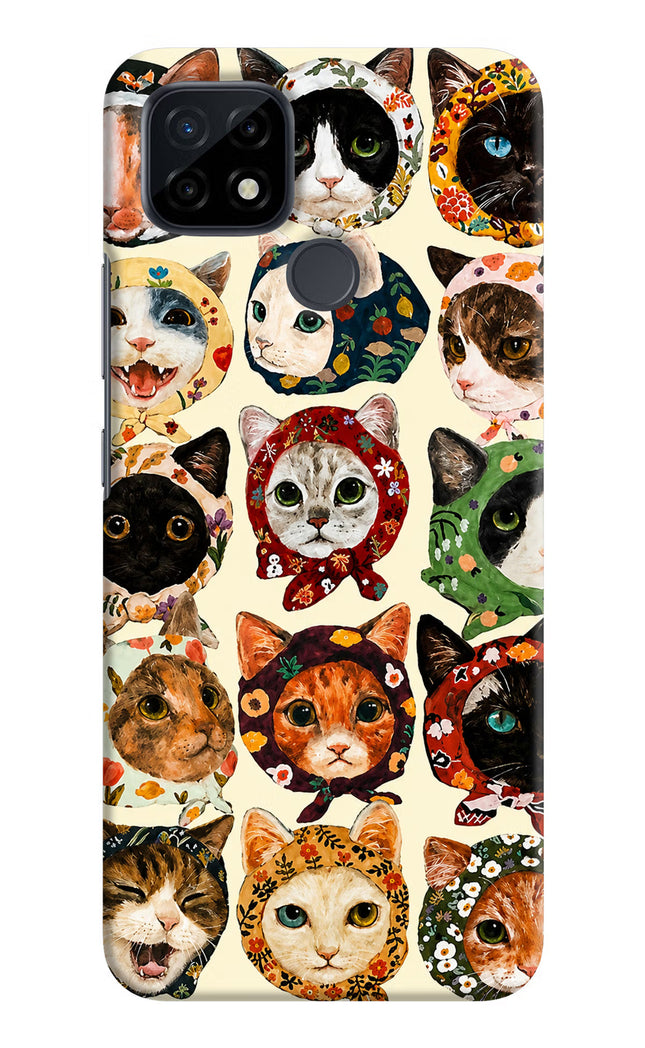 Cool Cat Realme C21 Hard Case Back Cover by Casekaro