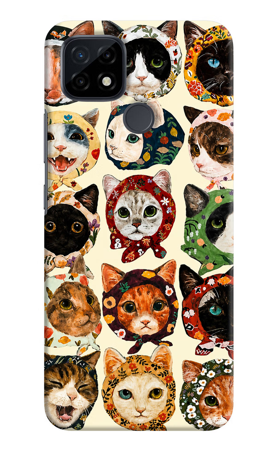 Cool Cat Realme C21 Back Cover, Hard case