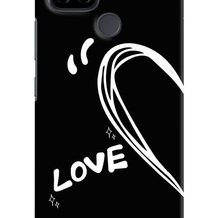 Love Line Realme C21 Hard Case Back Cover by Casekaro