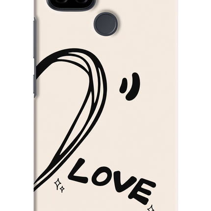 Soul Line Realme C21 Hard Case Back Cover by Casekaro