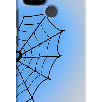 Blue Web Realme C21 Hard Case Back Cover by Casekaro