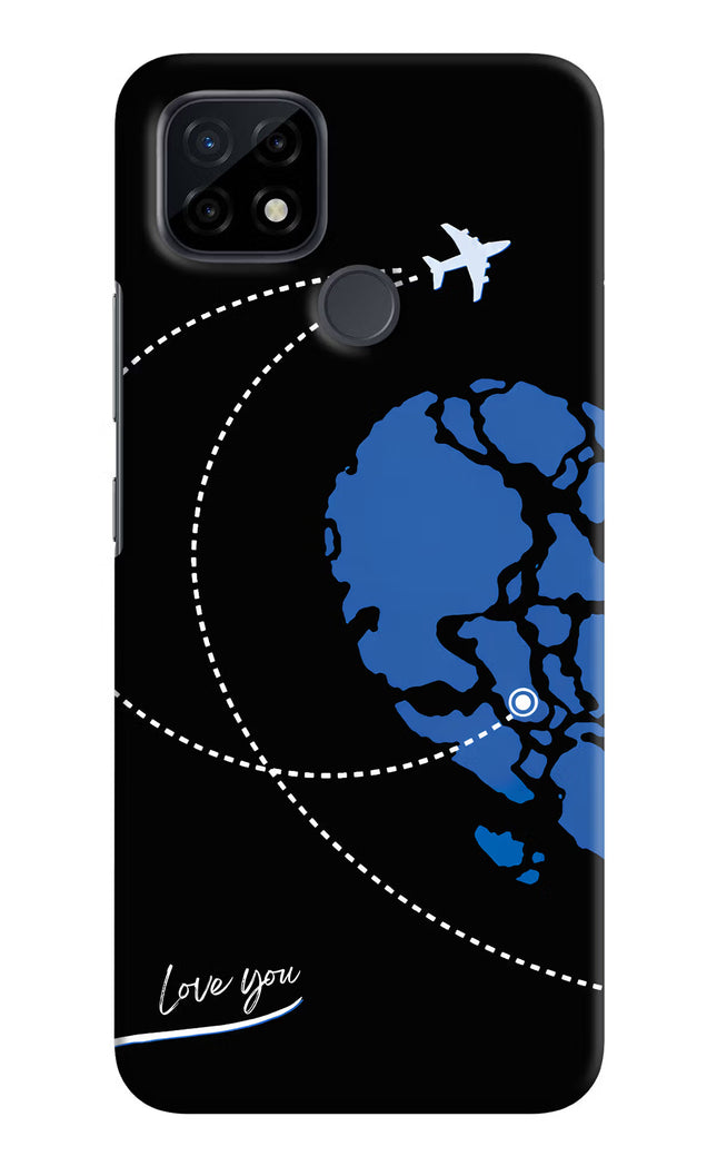 Love Orbit Realme C21 Hard Case Back Cover by Casekaro