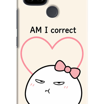 Always Right Realme C21 Hard Case Back Cover by Casekaro