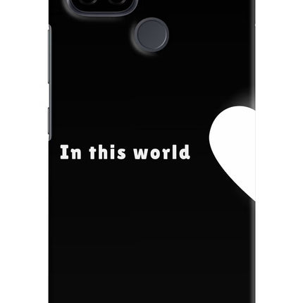 This World Realme C21 Hard Case Back Cover by Casekaro