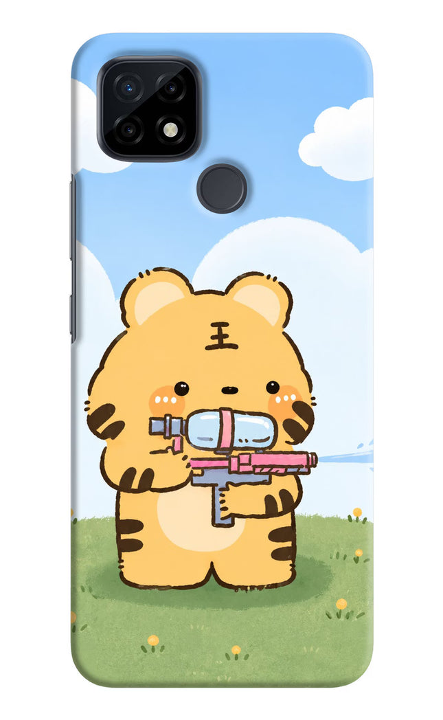 Tiger Treat Realme C21 Hard Case Back Cover by Casekaro
