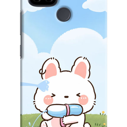 Bunny Treat Realme C21 Hard Case Back Cover by Casekaro