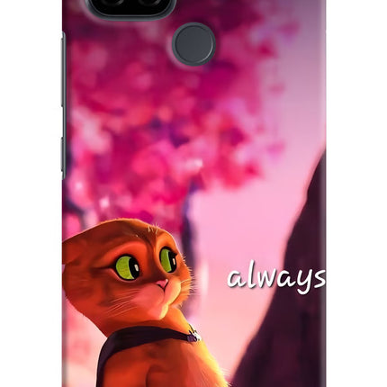 Always Cat Realme C21 Hard Case Back Cover by Casekaro