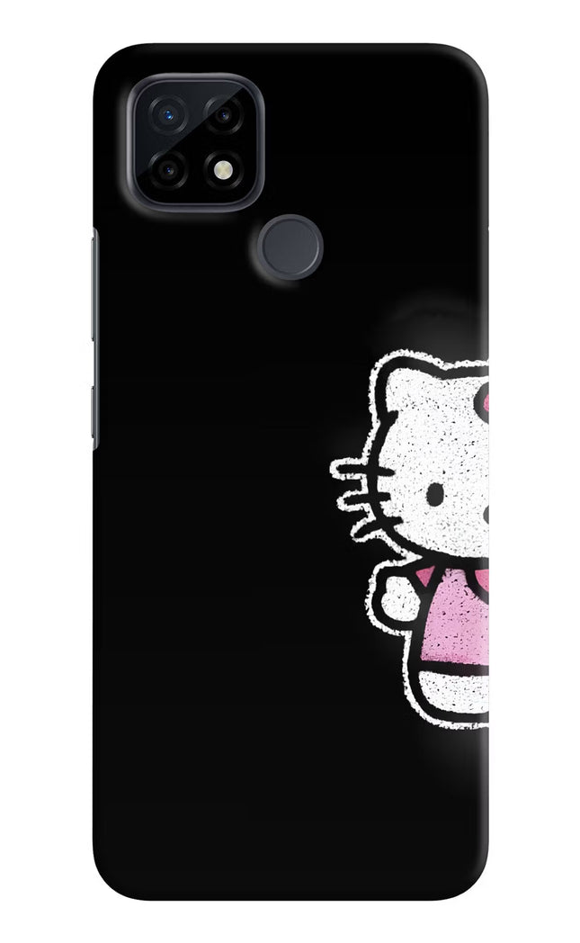 Kitty Charm Realme C21 Hard Case Back Cover by Casekaro