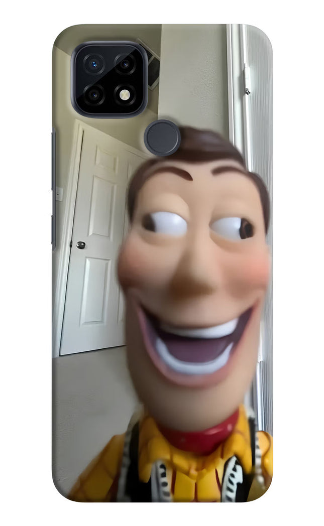 Side Eye Woody Realme C21 Hard Case Back Cover by Casekaro