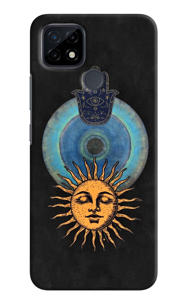 Divine Sun Realme C21 Hard Case Back Cover by Casekaro