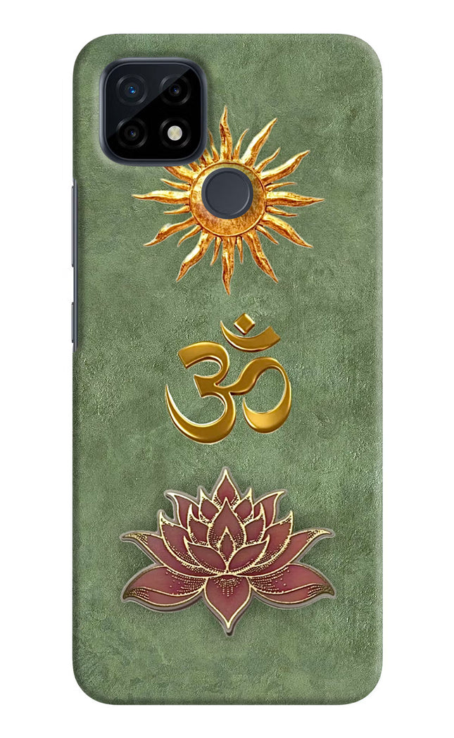 Om & Lotus Realme C21 Back Cover