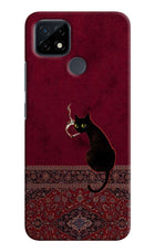 Midnight Cat Realme C21 Back Cover