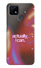 Pink Aura Realme C21 Back Cover