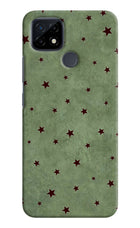 Green Stars Realme C21 Back Cover
