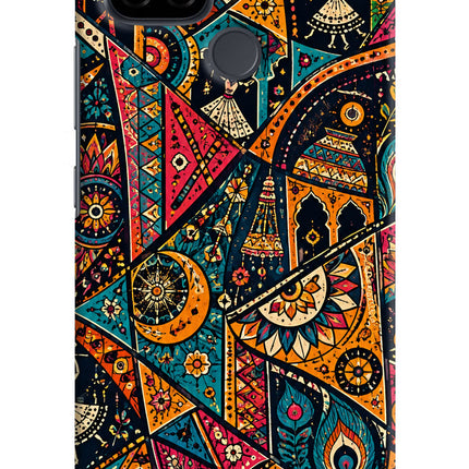 Folk Print Realme C21 Back Cover