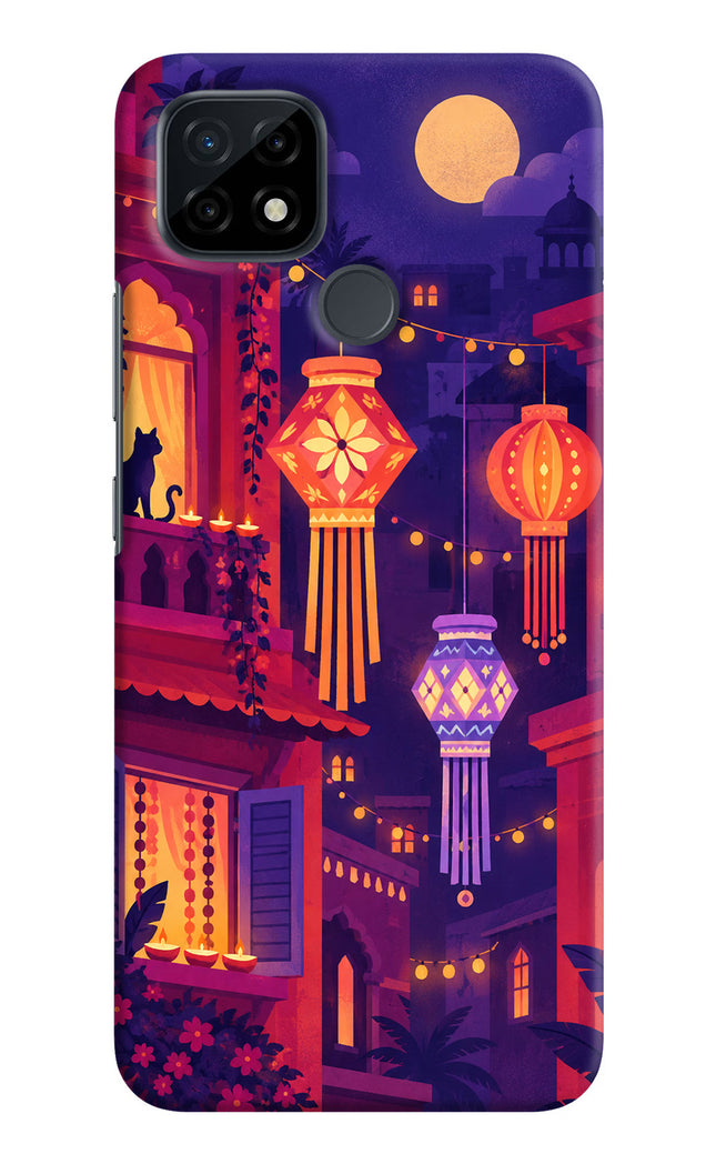 Lantern Lane Realme C21 Hard Case Back Cover by Casekaro