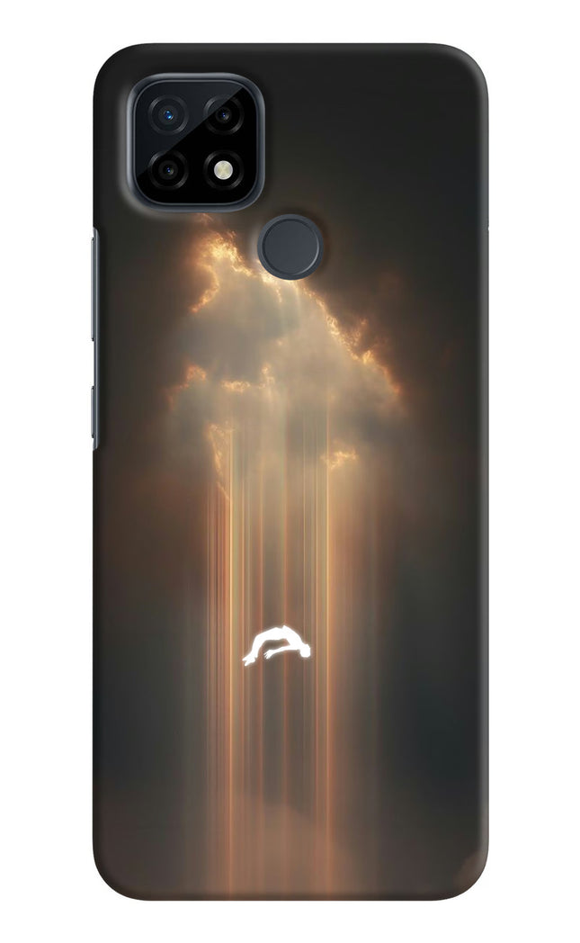 Heavenly Beam Realme C21 Hard Case Back Cover by Casekaro