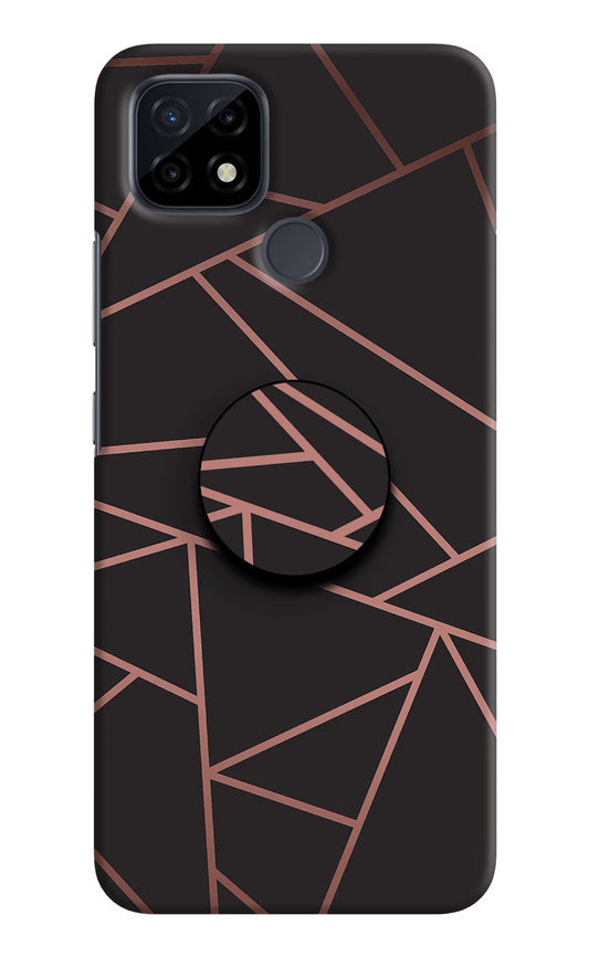 Geometric Pattern Realme C21 Pop Case by Casekaro