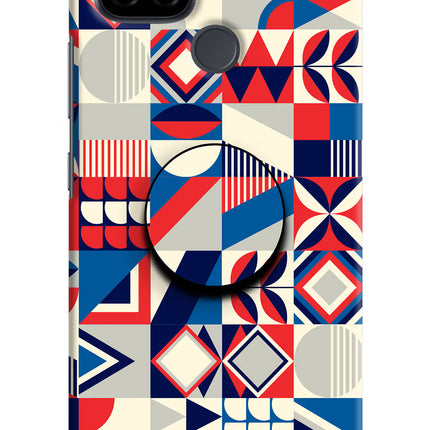 Colorful Pattern Realme C21 Pop Case by Casekaro