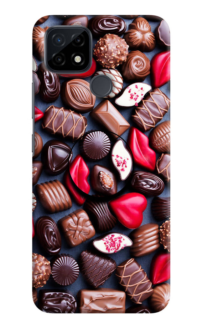 Chocolates Realme C21 Pop Case by Casekaro