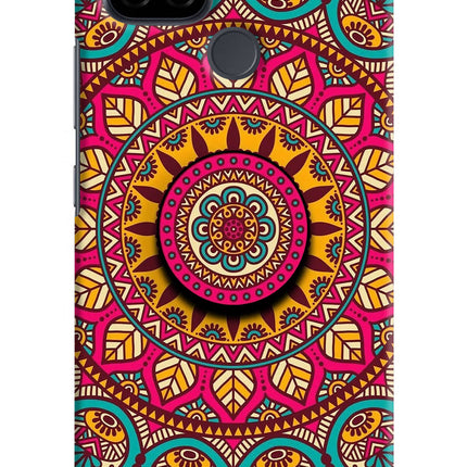 Mandala Realme C21 Pop Case by Casekaro