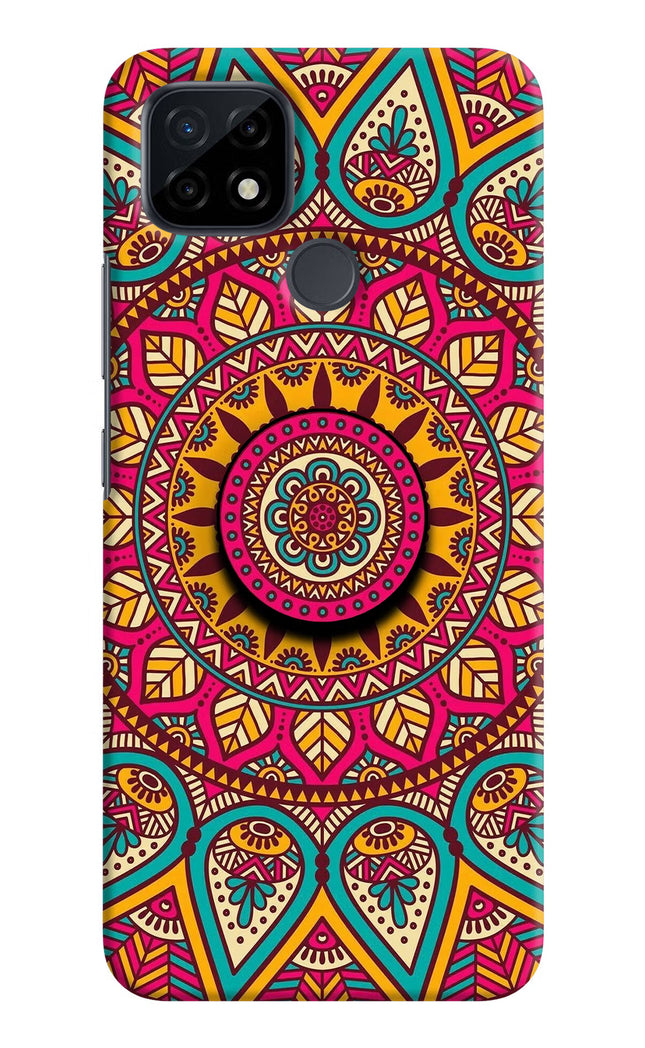 Mandala Realme C21 Pop Case by Casekaro