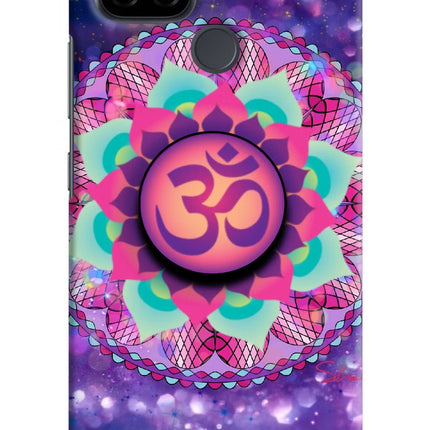 Om Purple Realme C21 Pop Case by Casekaro