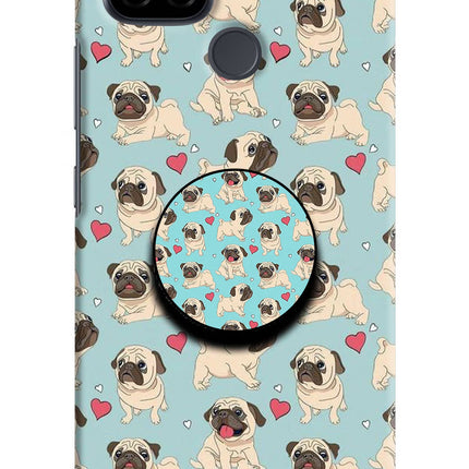 Pug Dog Realme C21 Pop Case by Casekaro
