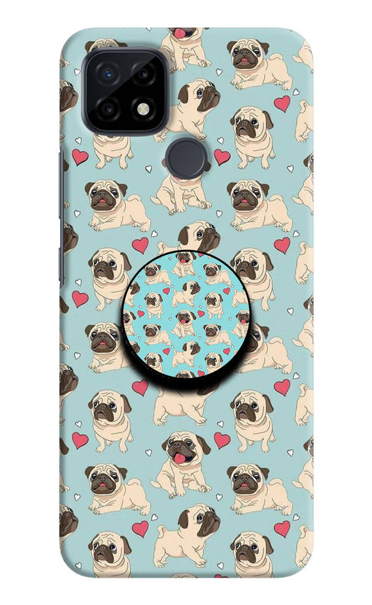 Pug Dog Realme C21 Pop Case by Casekaro