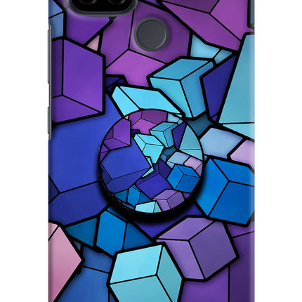 Cubic Abstract Realme C21 Pop Case by Casekaro