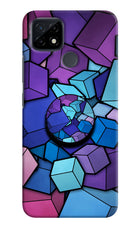 Cubic Abstract Realme C21 Pop Case by Casekaro