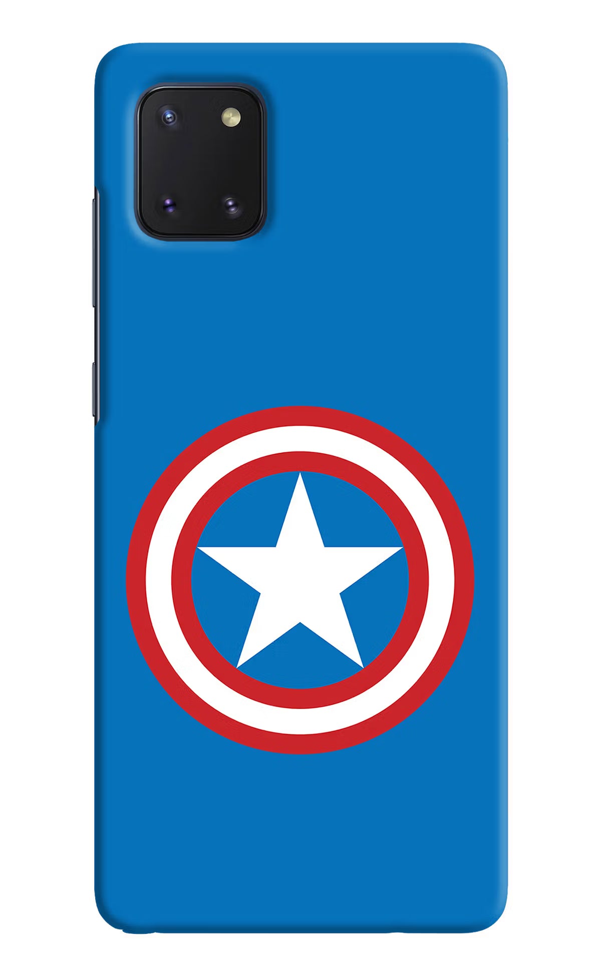 Captain America Logo Samsung Note 10 Lite Hard Case Back Cover by Casekaro
