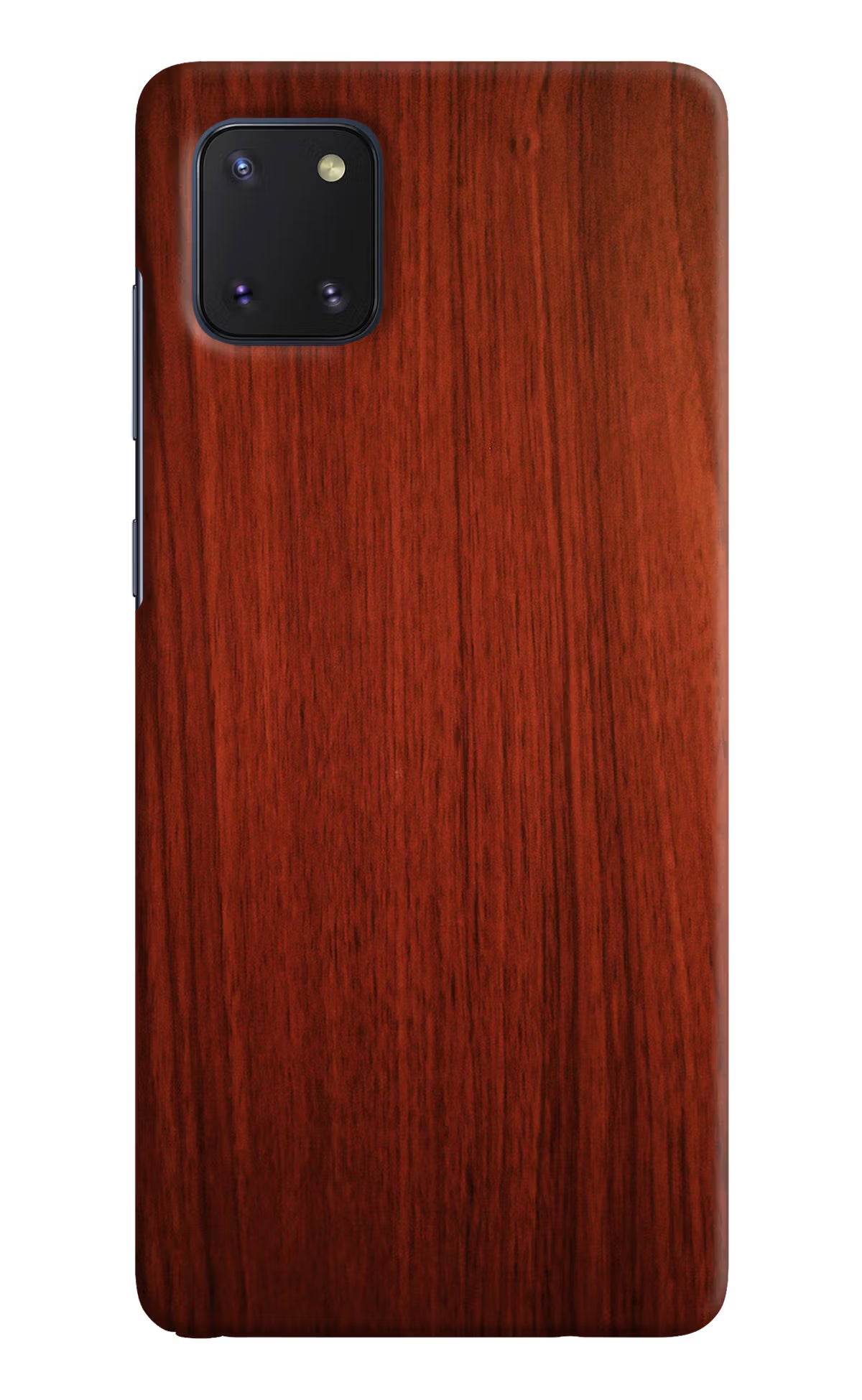 Wooden Plain Pattern Samsung Note 10 Lite Hard Case Back Cover by Casekaro