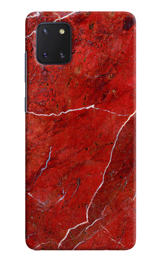 Red Marble Design Samsung Note 10 Lite Hard Case Back Cover by Casekaro