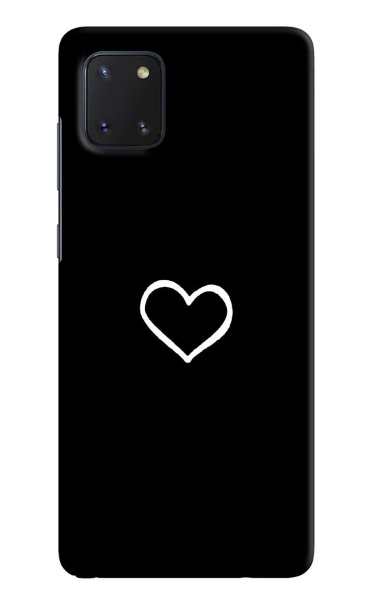 Heart Samsung Note 10 Lite Hard Case Back Cover by Casekaro