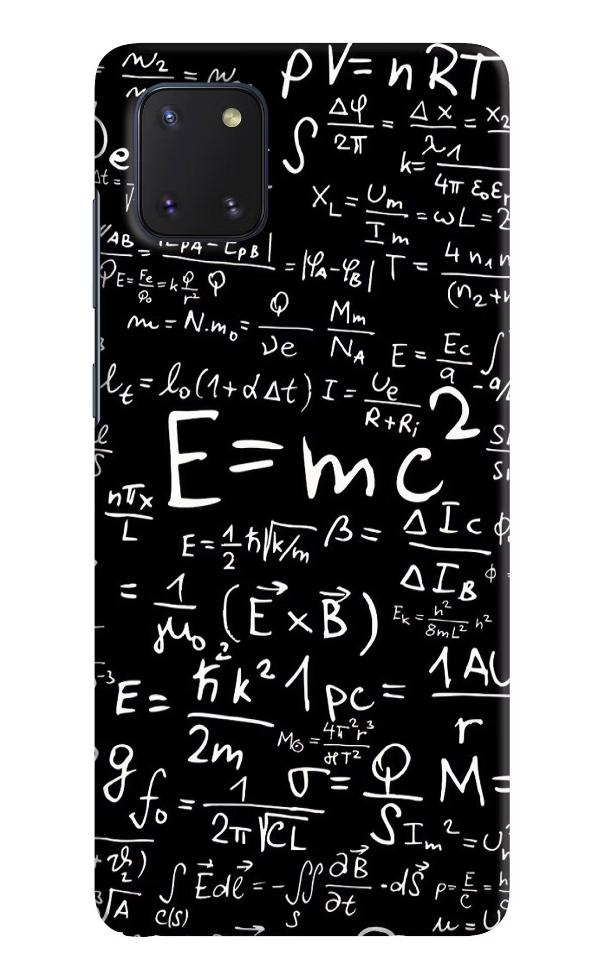 Physics Formula Samsung Note 10 Lite Hard Case Back Cover by Casekaro