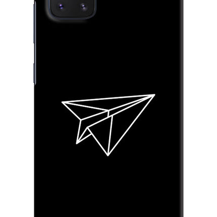 Paper Plane White Samsung Note 10 Lite Hard Case Back Cover by Casekaro