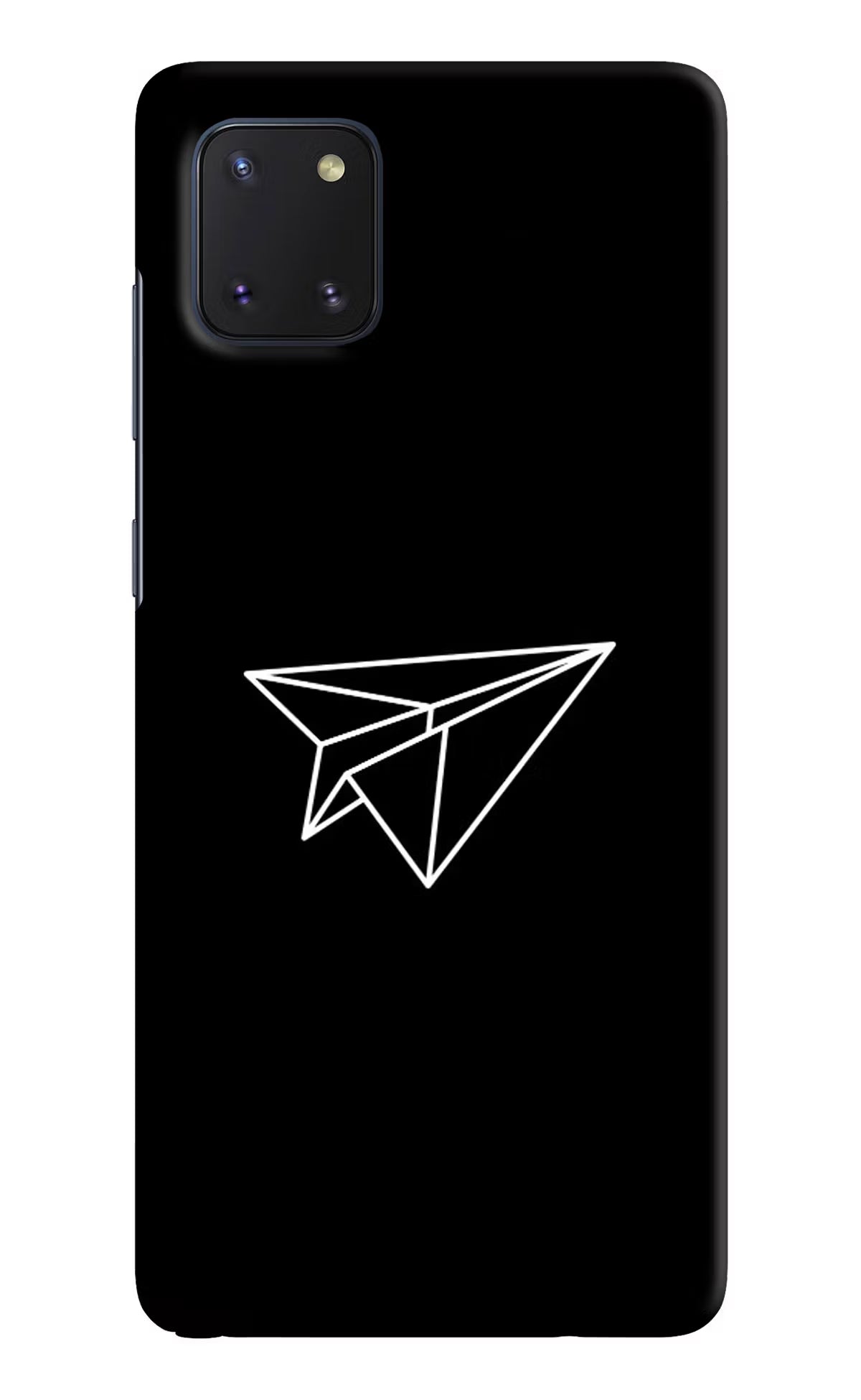 Paper Plane White Samsung Note 10 Lite Hard Case Back Cover by Casekaro