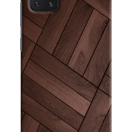 Wooden Texture Design Samsung Note 10 Lite Hard Case Back Cover by Casekaro